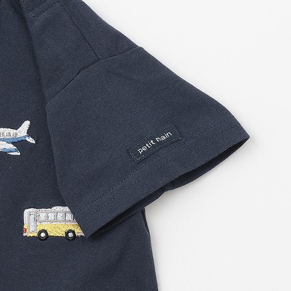 【接觸冷感】工程車輛刺繡短袖T恤