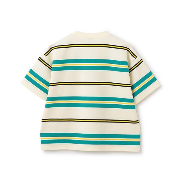波紋條紋寬鬆短袖T恤