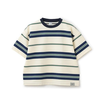 波紋條紋寬鬆短袖T恤