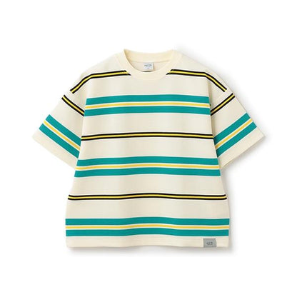 波紋條紋寬鬆短袖T恤