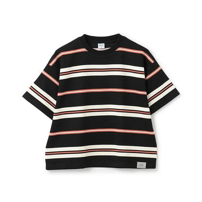 波紋條紋寬鬆短袖T恤