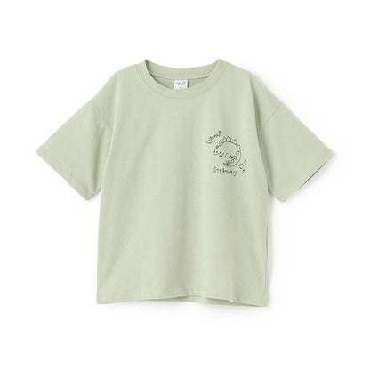 【純棉100%】恐龍刺繡寬鬆半袖T恤