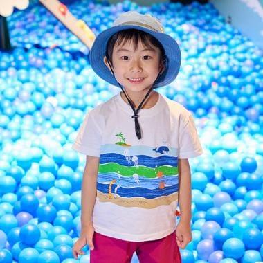 海洋印花短袖T恤