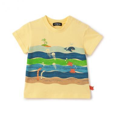 海洋印花短袖T恤