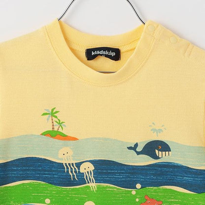 海洋印花短袖T恤