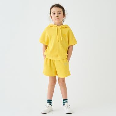 華夫格裁剪短褲