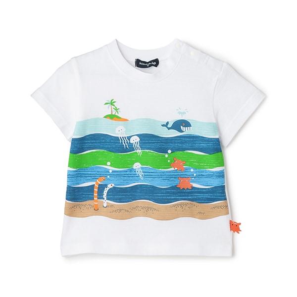 海洋印花短袖T恤