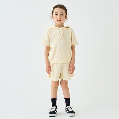 華夫格裁剪短褲