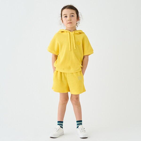 華夫格裁剪短褲