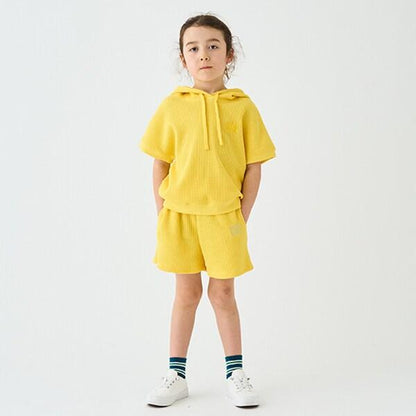 華夫格裁剪短褲