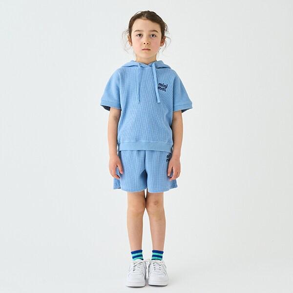 華夫格裁剪短褲