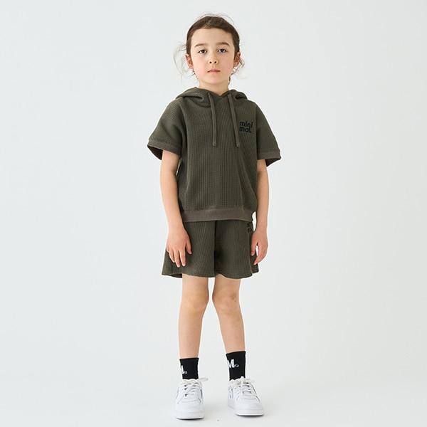 華夫格裁剪短褲