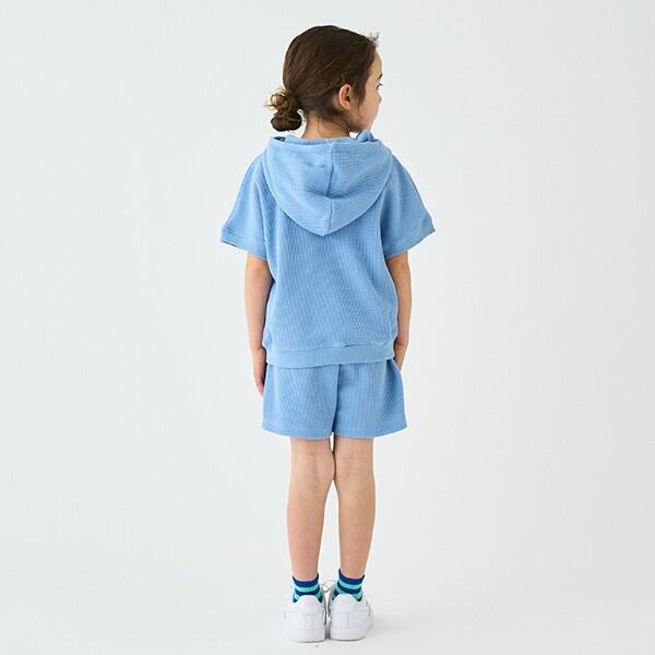 華夫格裁剪短褲