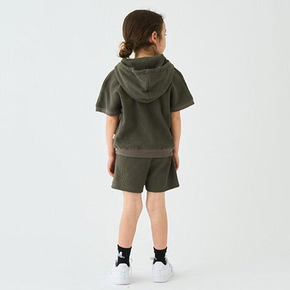 華夫格裁剪短褲