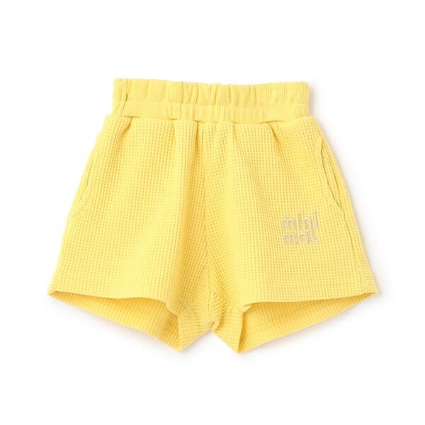 華夫格裁剪短褲