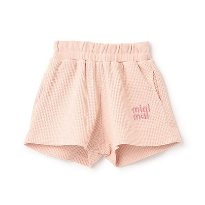 華夫格裁剪短褲