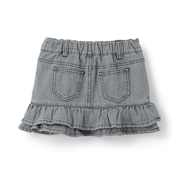 珍珠裝飾牛仔裙褲（兒童）