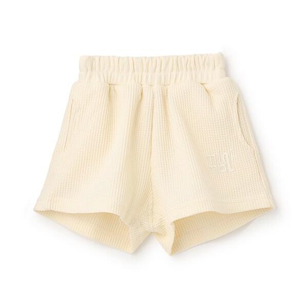 華夫格裁剪短褲