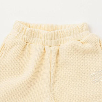 華夫格裁剪短褲