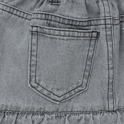 珍珠裝飾牛仔裙褲（兒童）