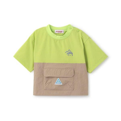 【4WAY】彈力拼接襯衫