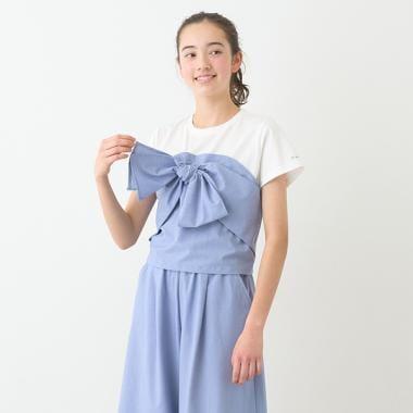 【Nico☆Petit刊載】蝴蝶結吊帶背心T恤