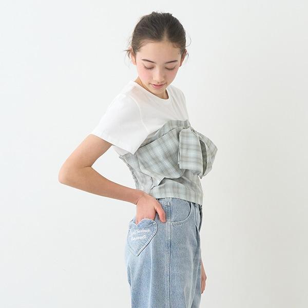 【Nico☆Petit刊載】蝴蝶結吊帶背心T恤