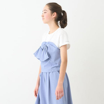 【Nico☆Petit刊載】蝴蝶結吊帶背心T恤