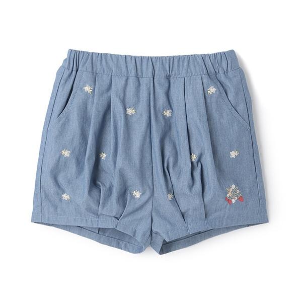 草莓刺繡燈籠褲