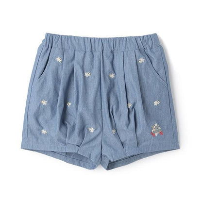 草莓刺繡燈籠褲
