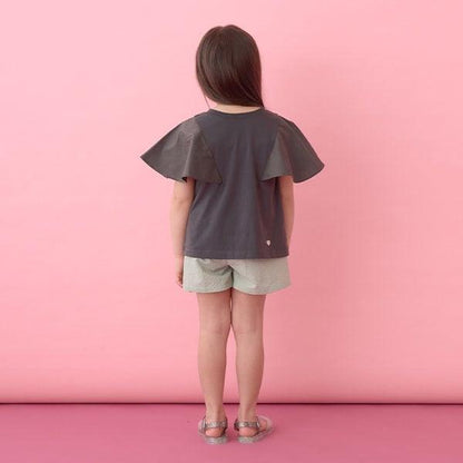 【正反兩穿】【柔軟棉】喇叭袖T恤