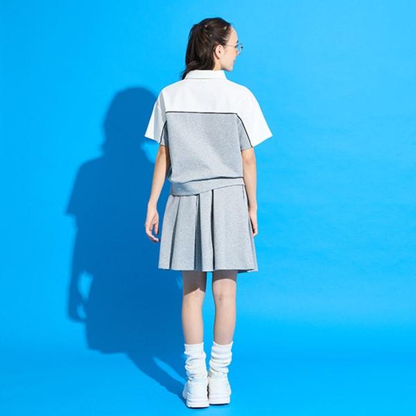 【AMI】拼色半拉鍊套裝