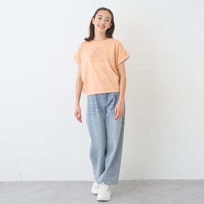 【Nico☆Petit刊載】附愛心腰帶水洗牛仔褲