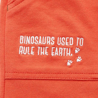 【人氣商品】【直營店無售】恐龍圖案翻邊六分褲