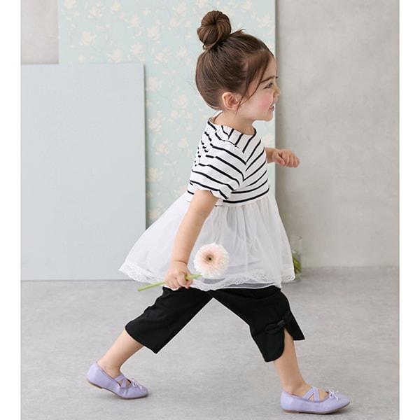 【微笑系列】側綁帶七分褲