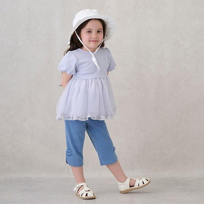 【微笑系列】側綁帶七分褲