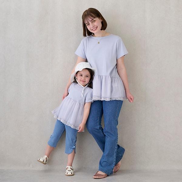 【微笑系列】側綁帶七分褲