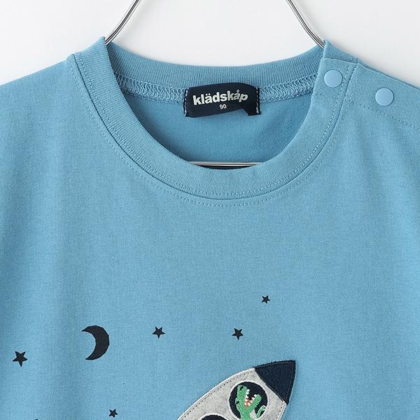 宇宙與恐龍短袖T恤