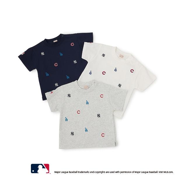 【MLB】3隊刺繡T恤