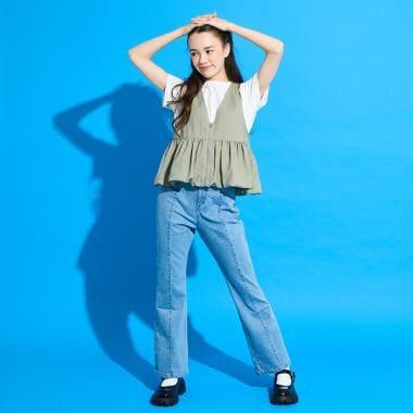 【AMI】牛仔喇叭褲