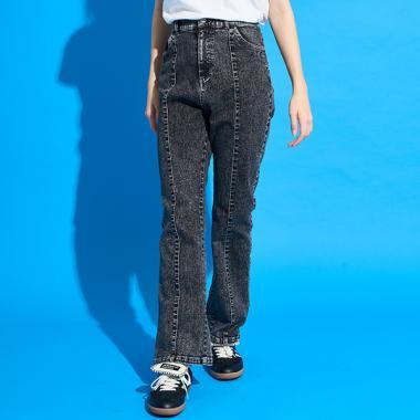 【AMI】牛仔喇叭褲