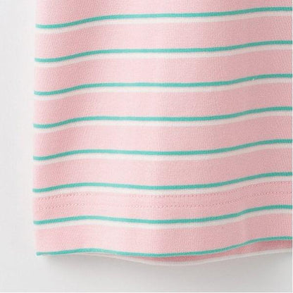 【Cuugal掲載】單點刺繡條紋T恤