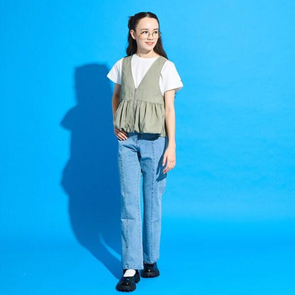 【AMI】牛仔喇叭褲