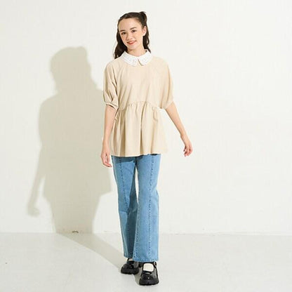 【AMI】牛仔喇叭褲