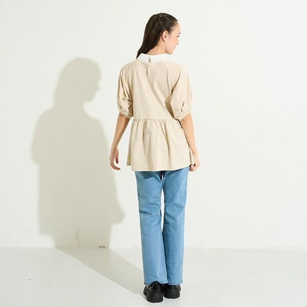 【AMI】牛仔喇叭褲