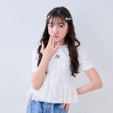 帶網紗吊帶背心T恤