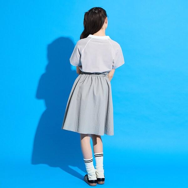 【AMI】【防潑水】拼接運動風連衣裙