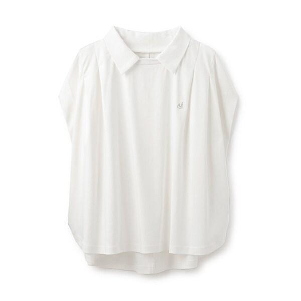 【AMI】【接觸涼感】帶領法式短袖套頭衫