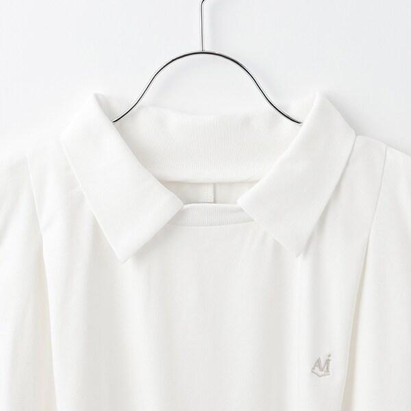 【AMI】【接觸涼感】帶領法式短袖套頭衫