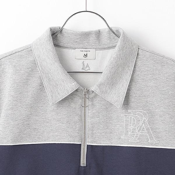 【AMI】拼色半拉鍊套裝